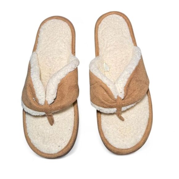 Rockdove Women's Sherpa Comfy Flip Flop Slippers Size XL - Picture 3 of 7